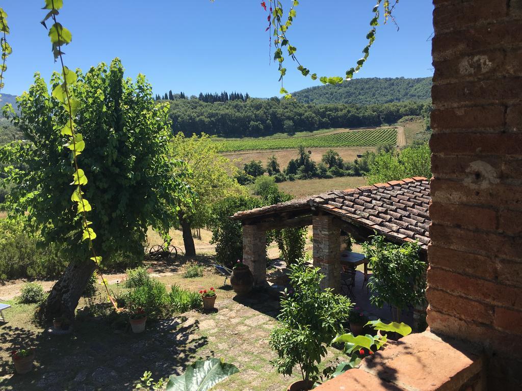 Podere Terreno Alla Via Della Volpaia Radda in Chianti Bagian luar foto