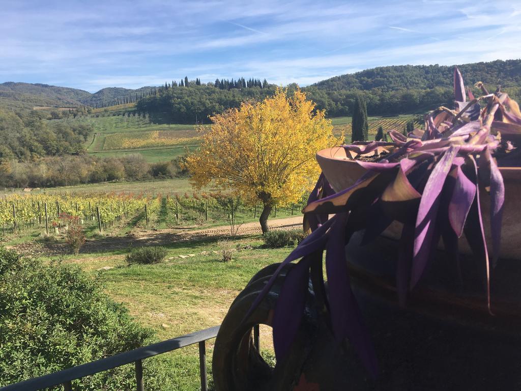 Podere Terreno Alla Via Della Volpaia Radda in Chianti Bagian luar foto