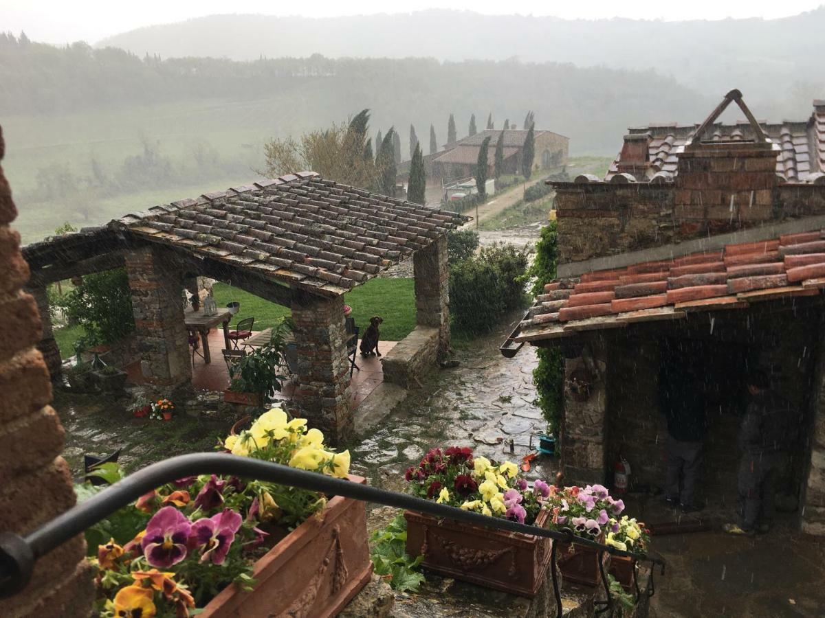 Podere Terreno Alla Via Della Volpaia Radda in Chianti Bagian luar foto